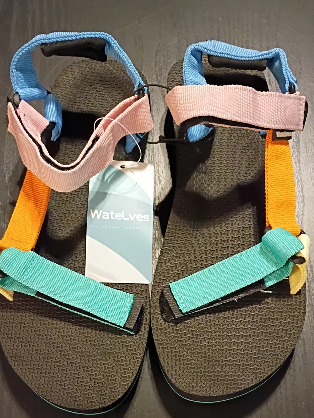 WateLves Womens-Sport-Sandals Hiking Sandals with-Arch-Support NEW Sz 40--US 9 - Picture 1 of 4